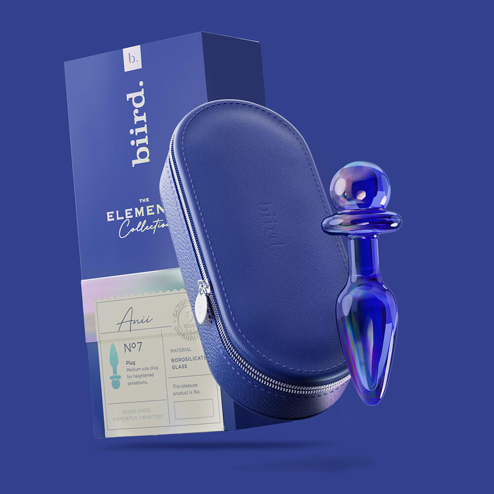 Beautiful Hand-Crafted Glass Plug - Anii