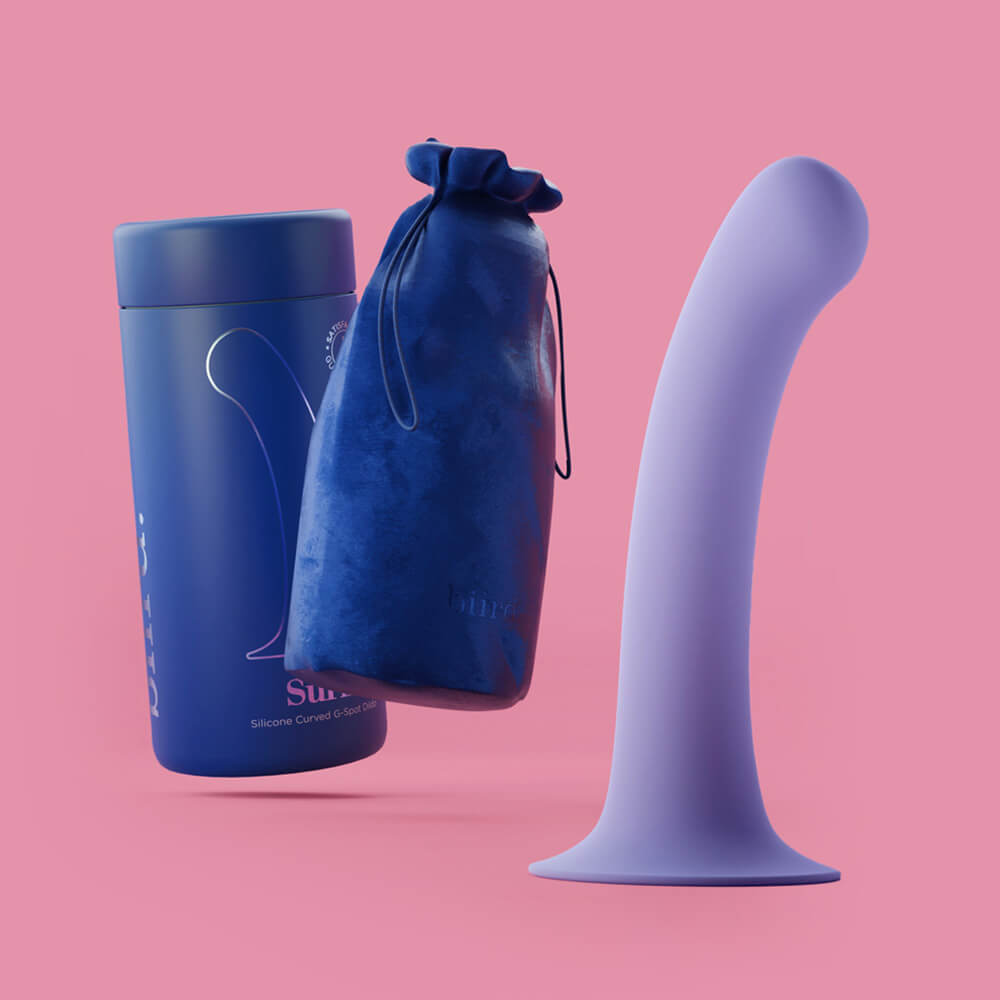 Silicone Curved G-Spot Dildo - Surii | Biird Silicone Curved G-Spot Dildo - Surii | Biird