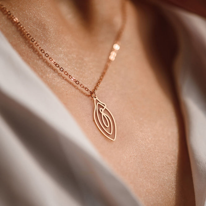 Vulva Shaped Necklace
