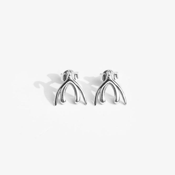 Clitoris Shaped Sterling Silver Earrings